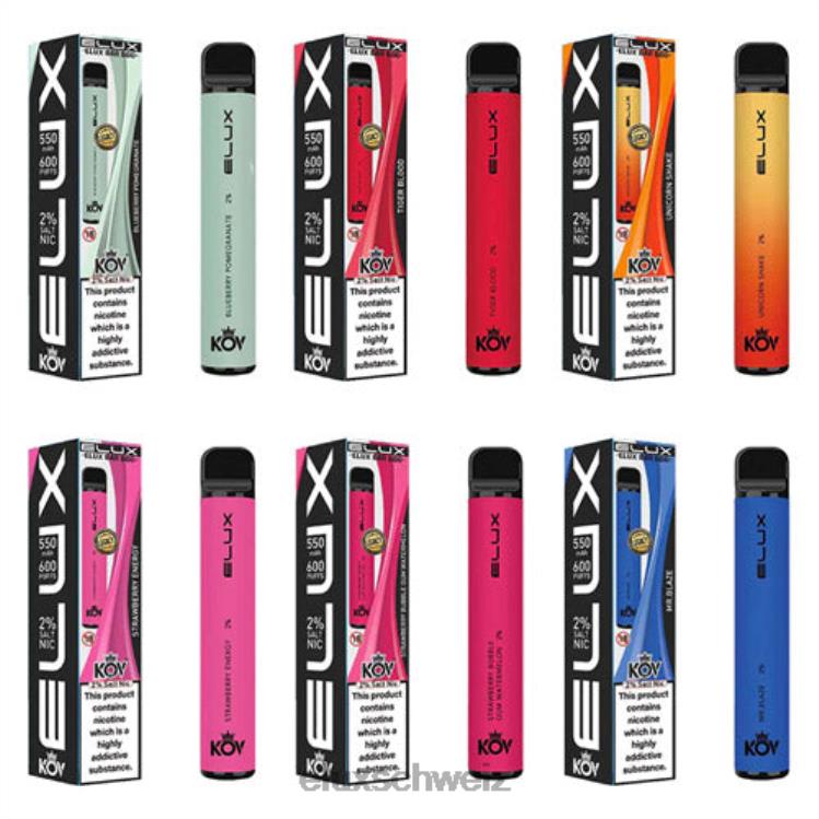 Zitronen-Rybna - ELUX Schweiz DNXHT10 Elux Bar Einweg-Vaporizer der Legacy-Serie