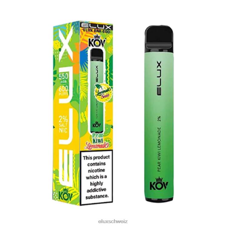Birnen-Kiwi-Limonade - ELUX website Schweiz DNXHT79 Elux Bar Einweg-Vaporizer der Limonadenserie