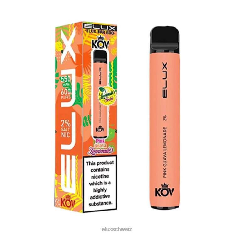 rosa Guavenlimonade - ELUX vape flavours DNXHT106 Elux Bar Einweg-Vaporizer der Limonadenserie