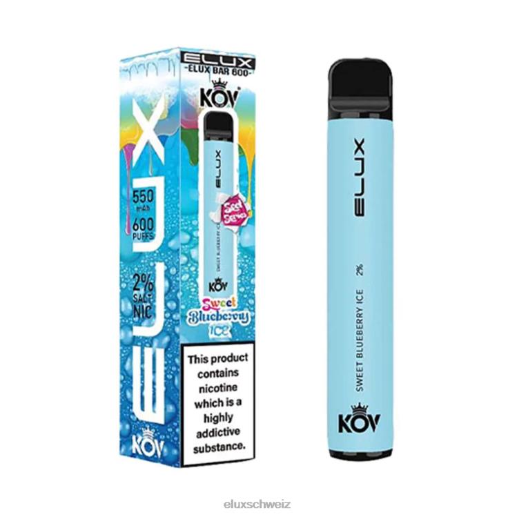 süßes Blaubeereis - ELUX website Schweiz DNXHT109 Elux Bar Einweg-Vaporizer der Sweet-Serie