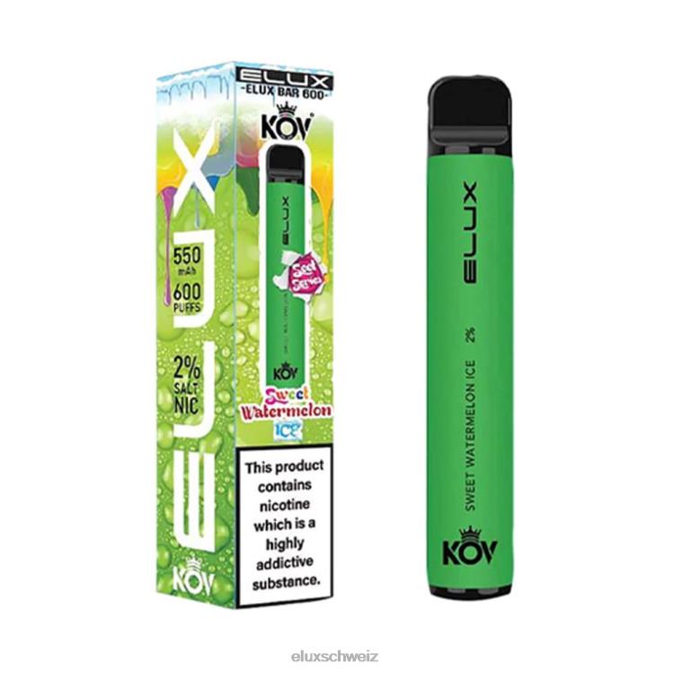 süßes Wassermeloneneis - ELUX vape liquid DNXHT111 Elux Bar Einweg-Vaporizer der Sweet-Serie