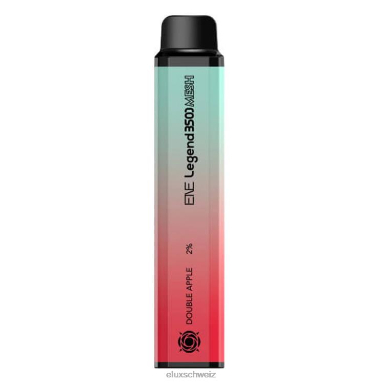 Doppelapfel - ELUX vape Schweiz DNXHT147 Elux ENE Legend 3500 Mesh Einweg-Vaporizer
