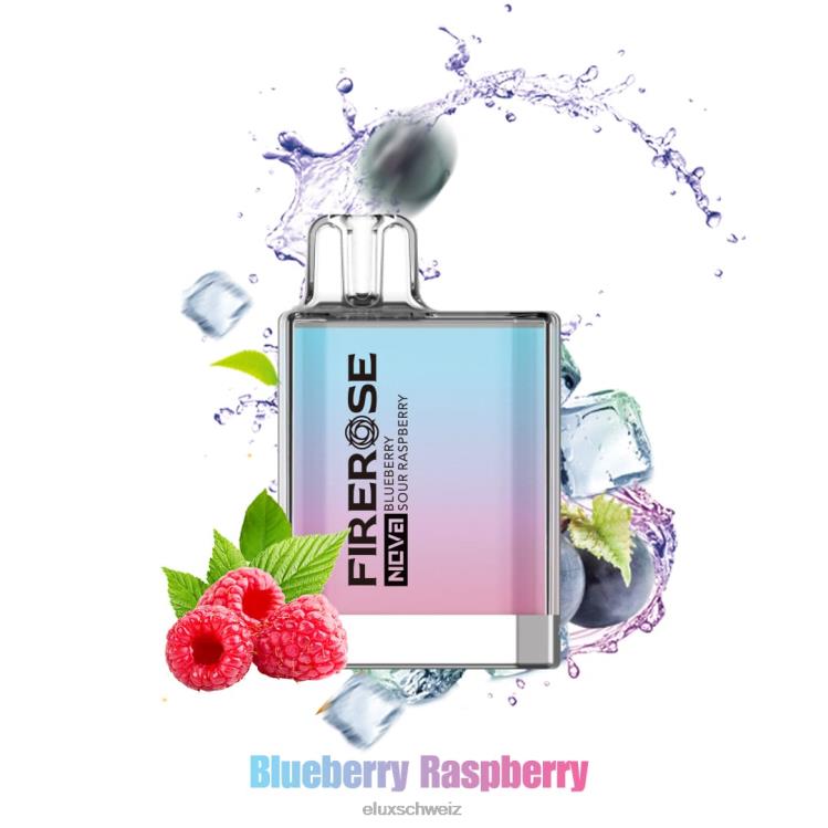 Heidelbeere, saure Himbeere - ELUX wholesale Schweiz DNXHT22 Elux Firerose Nova 600 Züge Einweg-Vaporizer