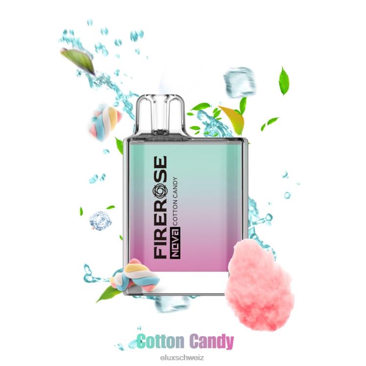 Zuckerwatte - ELUX vape kaufen DNXHT23 Elux Firerose Nova 600 Züge Einweg-Vaporizer