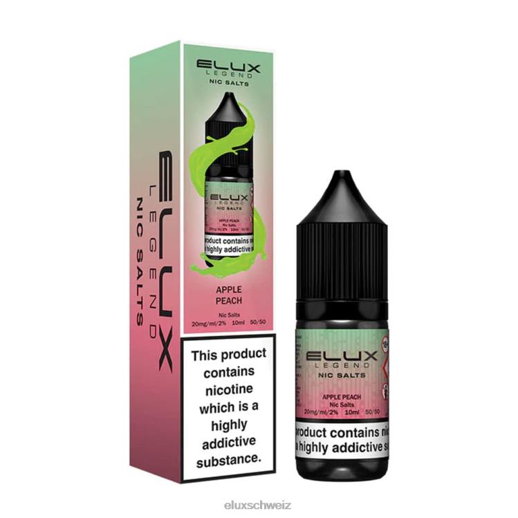 Apfel-Pfirsich - ELUX Schweiz DNXHT40 Elux Legend Schönes Salz 10 ml