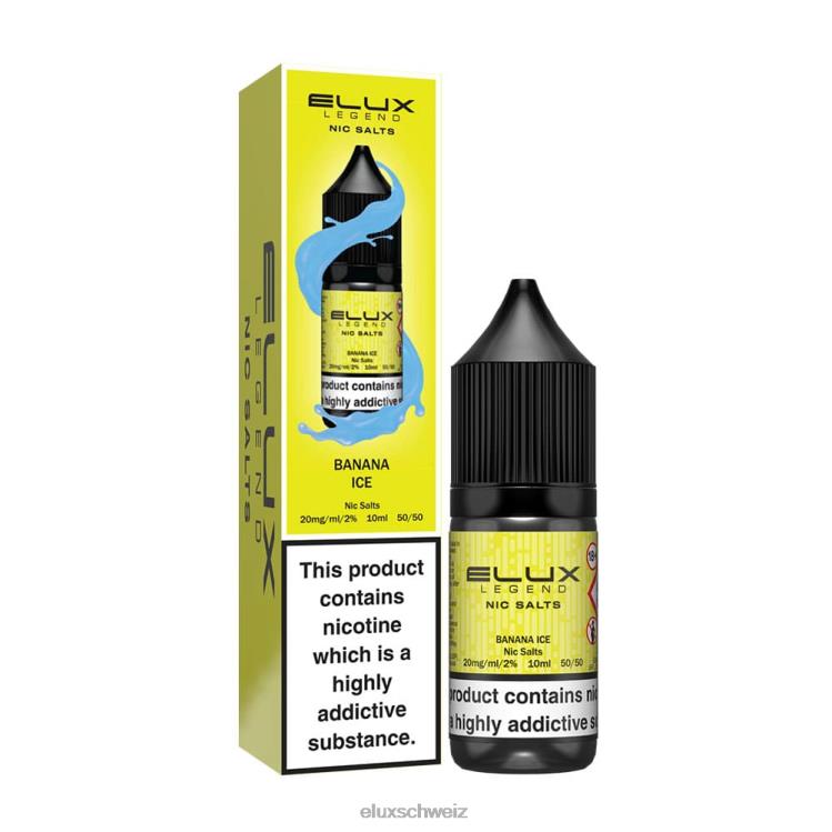 Bananeneis - ELUX vape Schweiz DNXHT67 Elux Legend Schönes Salz 10 ml