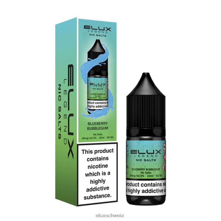 Blaubeer-Kaugummi - ELUX vape kaufen DNXHT43 Elux Legend Schönes Salz 10 ml