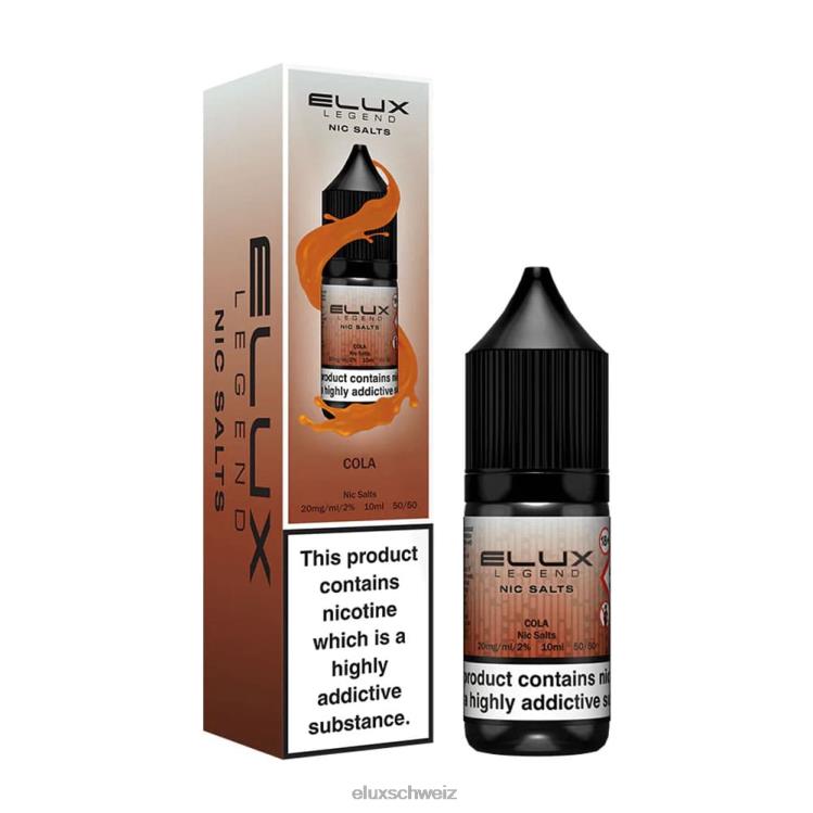 Cola - ELUX vape liquid DNXHT41 Elux Legend Schönes Salz 10 ml