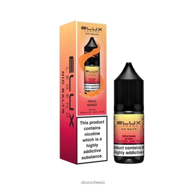 dreifache Mango - ELUX Geneva DNXHT15 Elux Legend Schönes Salz 10 ml