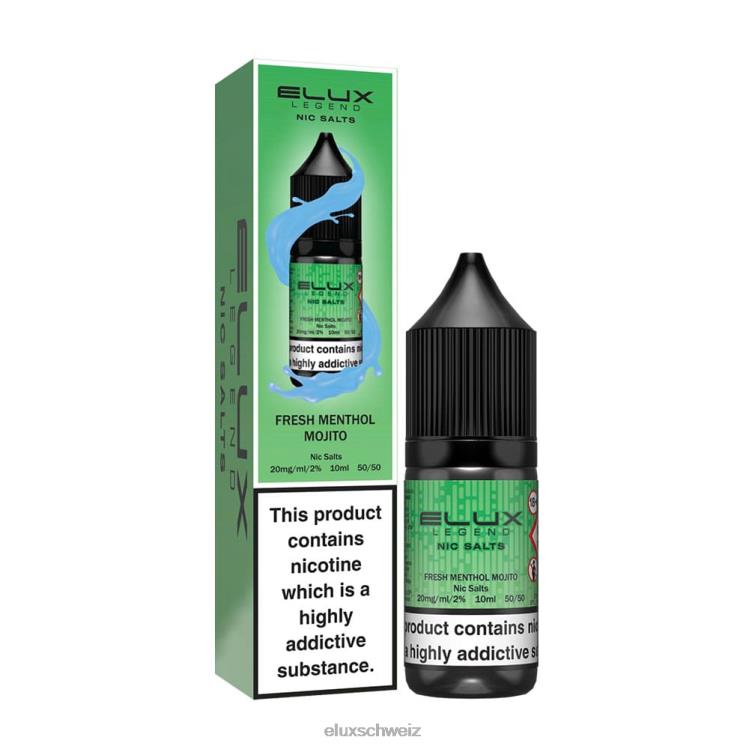 frischer Menthol-Mojito - ELUX website Schweiz DNXHT69 Elux Legend Schönes Salz 10 ml